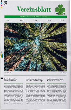 Vereinszeitung gestalten