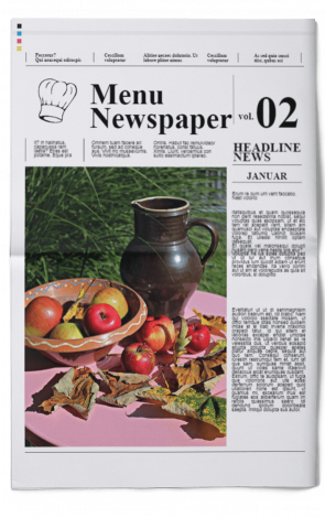 Menu journal 