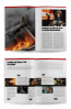 Modèles des brochures commémoratives des pompiers