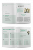Template for folk festival magazine