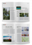 Modèle de magazine moderne