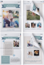 Journal de la fête des mères design bleu modèles
