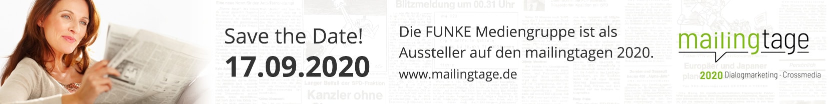 Funke bei den Mailing Tagen 2020