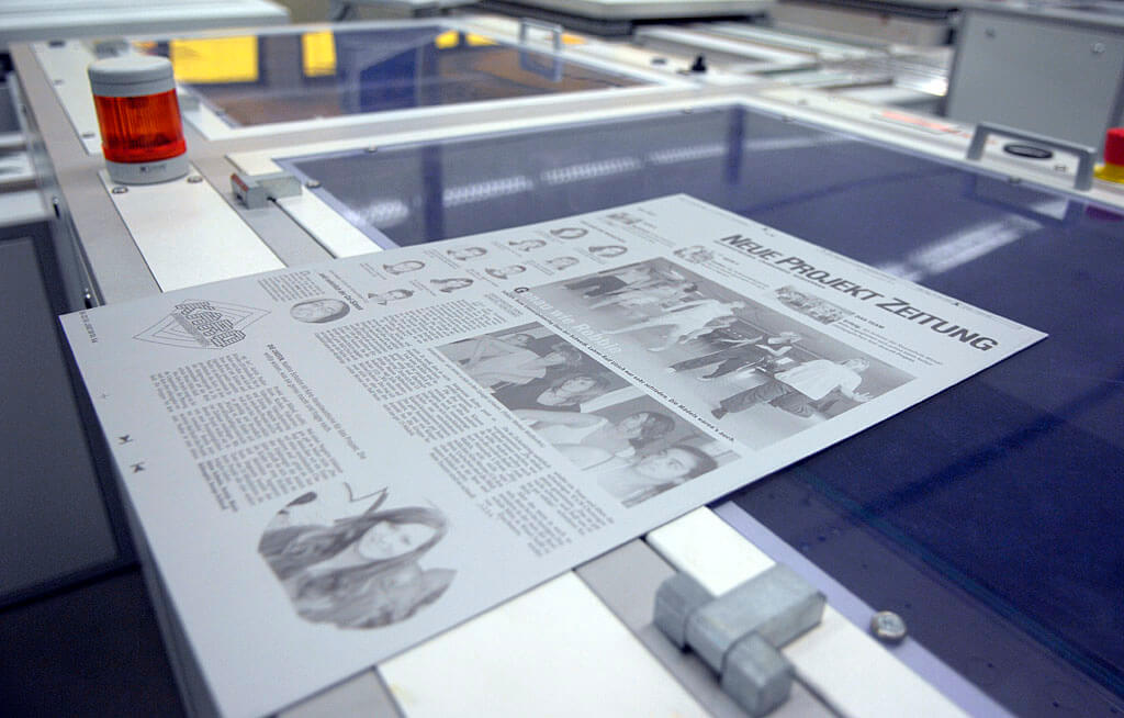 Have your own newspaper printed in professional offset