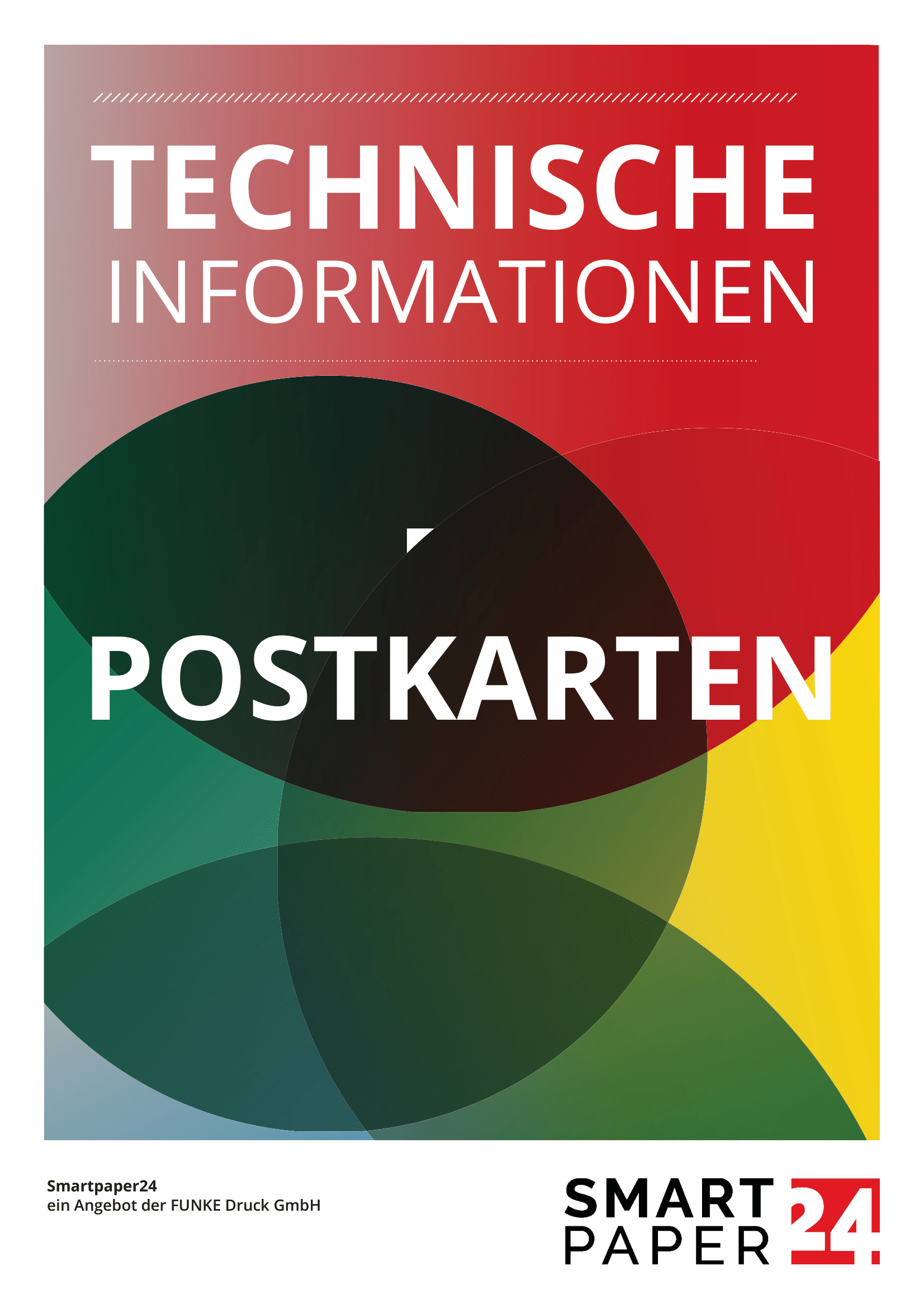 Postkarte im korrekten Format selbst erstellen - Druckdatenblatt