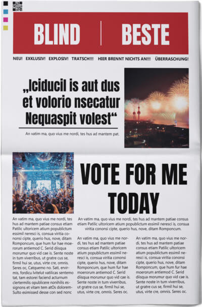 Boulevard mit Online-Vorlage gestalten