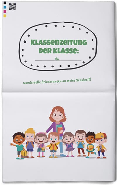 Klassenzeitung mit Online-Vorlage gestalten