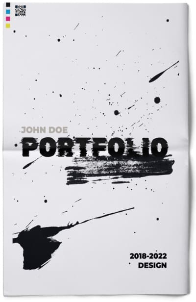 Portfolio als echte Zeitung mit Online-Vorlage gestalten