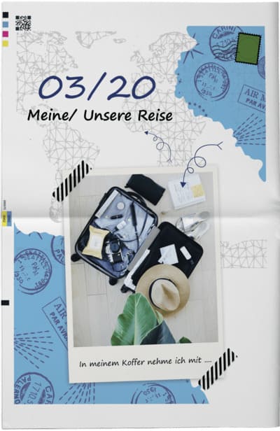 Reisetagebuch als echte Zeitung mit Online-Vorlage gestalten